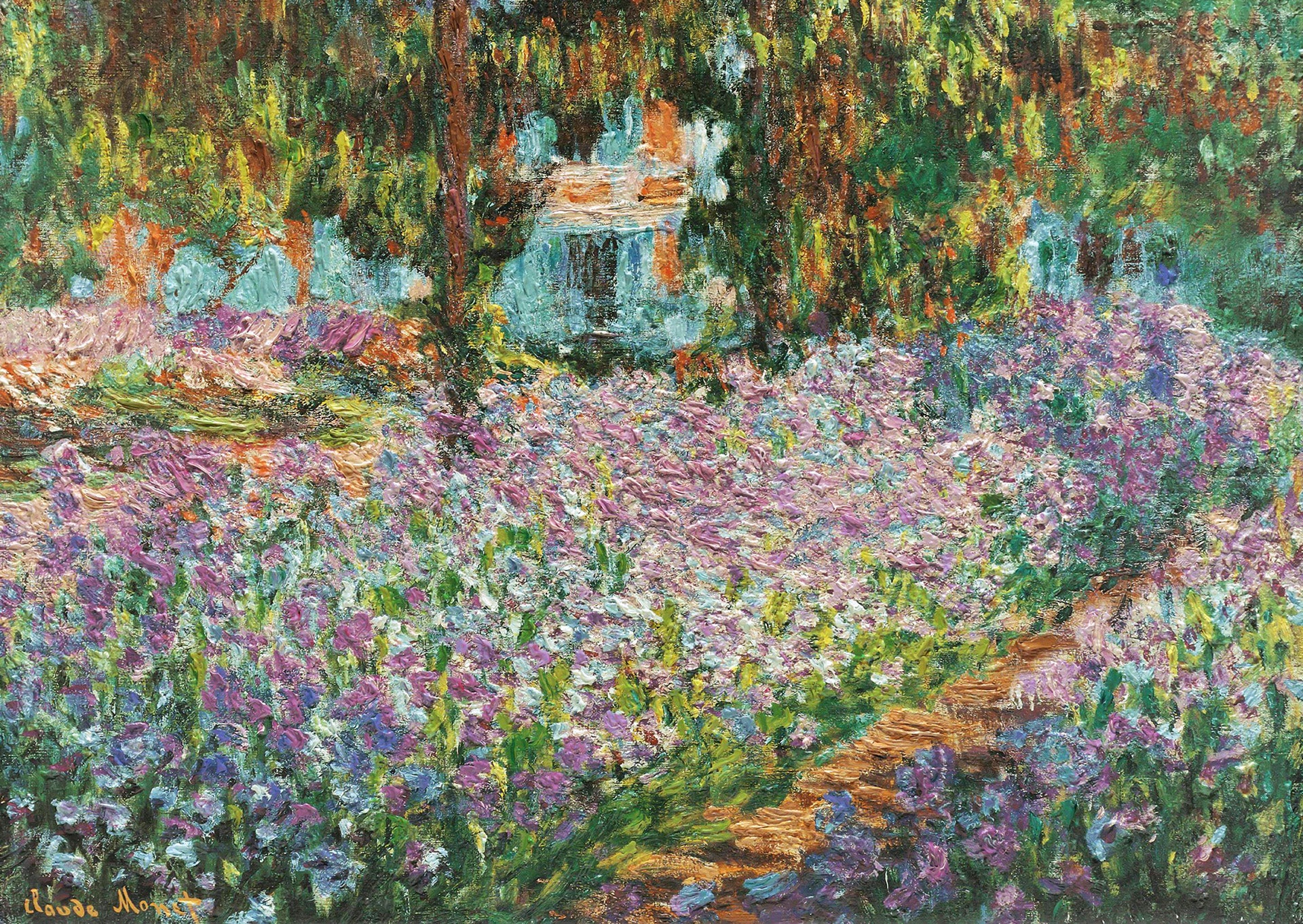 The Artists Garden at Giverny, Monet (1000pcs)