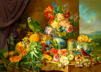 Still Life with Fruit and a Parrot (1000pcs)