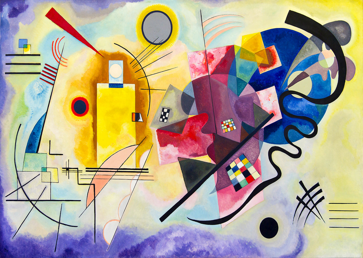 Vassily Kandinsky: Yellow Red Blue (1000pcs)