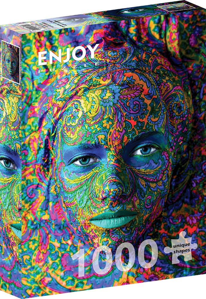 Enjoy- Woman with Color Art Makeup (1000pcs)
