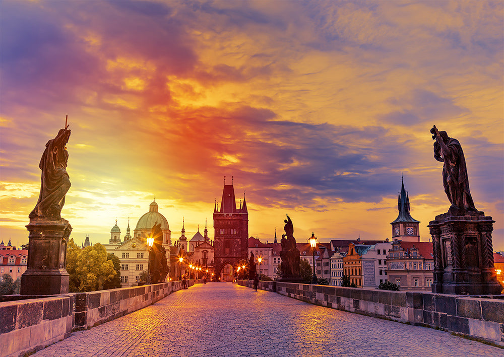Charles Bridge at Sunset, Prague (1000pcs)