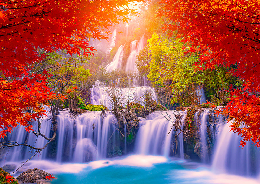 Enjoy- Thee Lor Su Waterfall in Autumn, Thailand (1000pcs)
