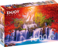 Thee lor su cascade en automne, Thaïlande (1000pcs)