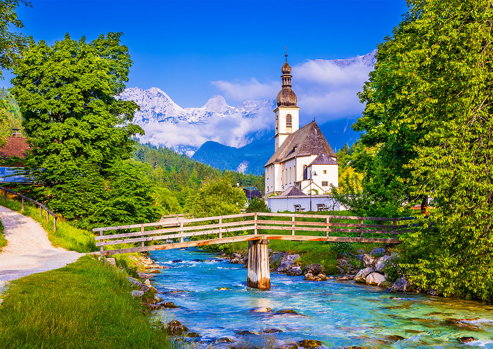 Small Church in Ramsau, Germany (1000pcs)