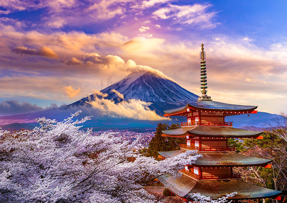 Fuji Mountain in Spring, Japan (1000pcs)