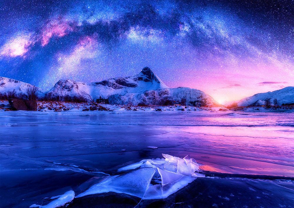 Milky Way over Lofoten Island, Norway (1000pcs)