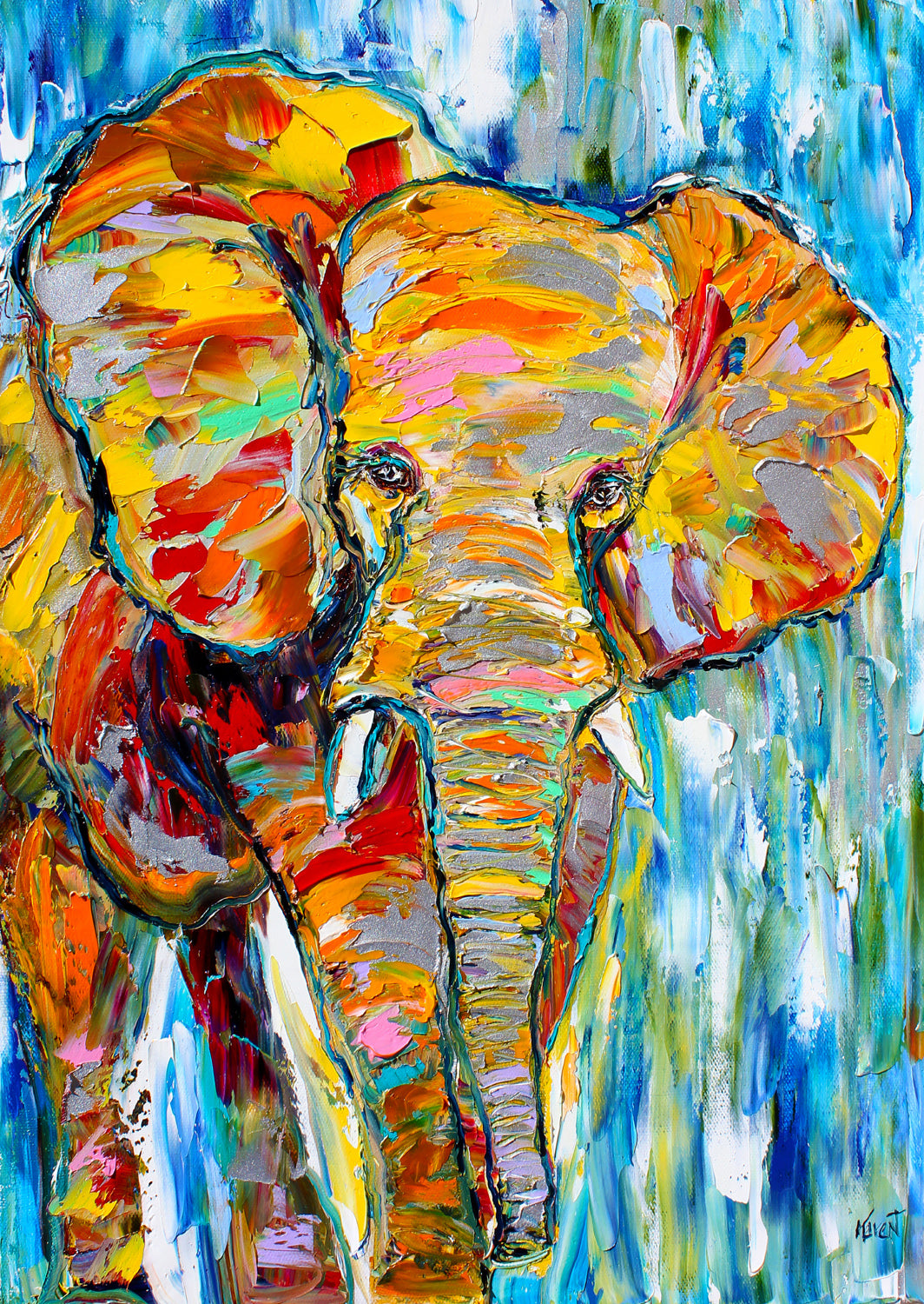 Colorful Elephant (1000pcs)