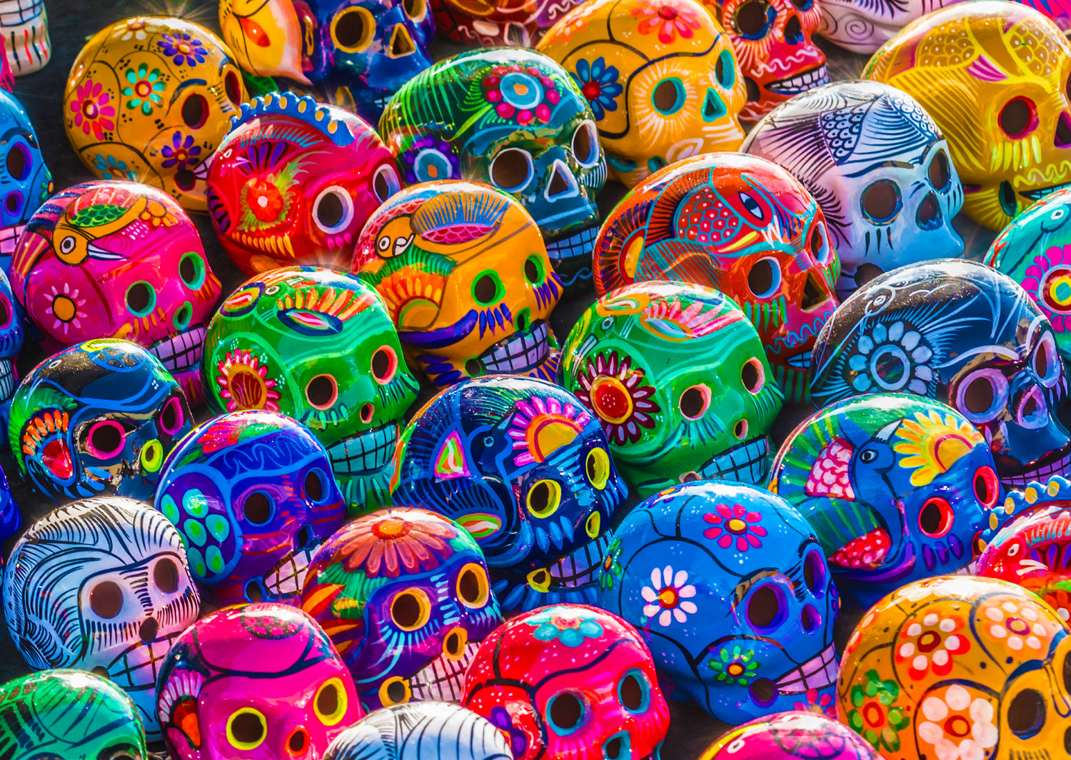 Enjoy- Colorful Skulls (1000pcs)