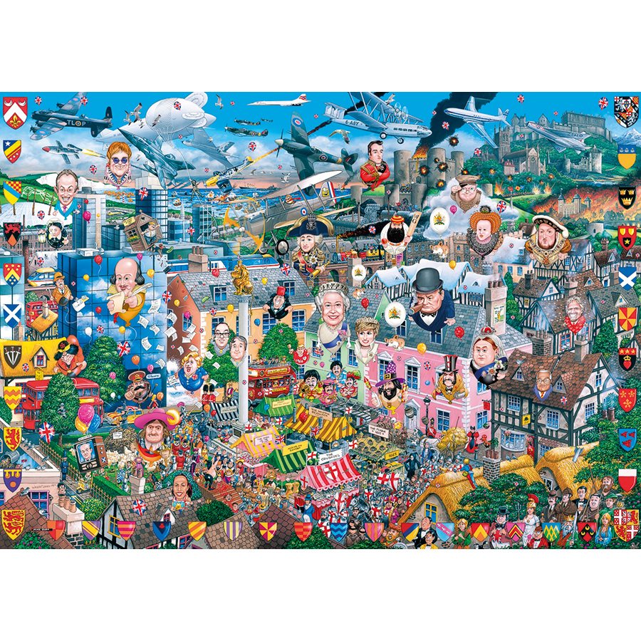 I Love Great Britain, Mike Jupp (1000psc)