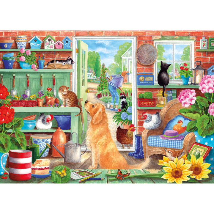 The Potting Bench, Claire Comerford (1000pcs)