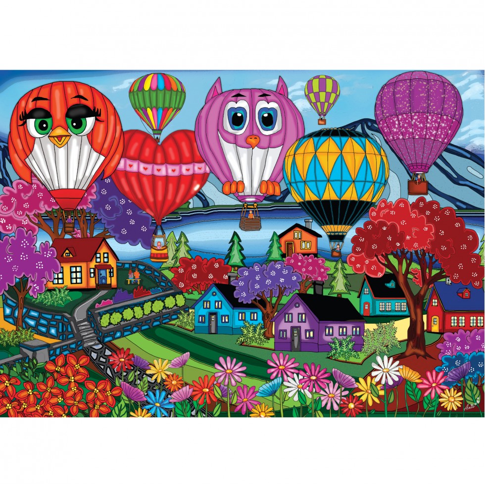 Hot Air Balloon Festival (Festival des Montgolfieres), Anie Maltais (2000pcs)