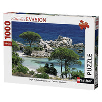 1000-Piece “Plage de Palombaggia, Corse Sud” Jigsaw Puzzle – Évasion Collection