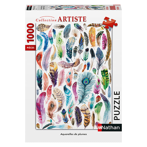 Collection Artiste - Aquarelles de Plumes (1000pcs)