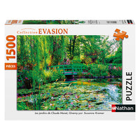 Jeune Fille Dans Le Jardin De Giverny Jigsaw Puzzle by Claude Monet - Pixels
