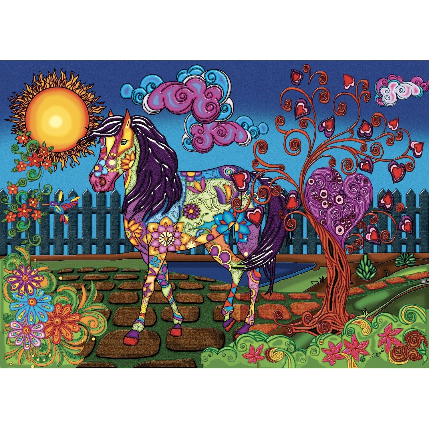 Flower Garden, Anie Maltais (1000pcs)
