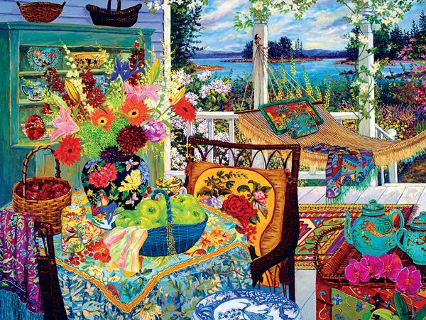 Turquoise Tea and Harvest Apples, John Powell