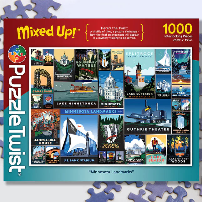 Minnesota Landmarks - Mixed Up! (1000pcs)