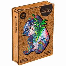 Serious Panda (Size M) (Wooden Jigsaw Puzzle)