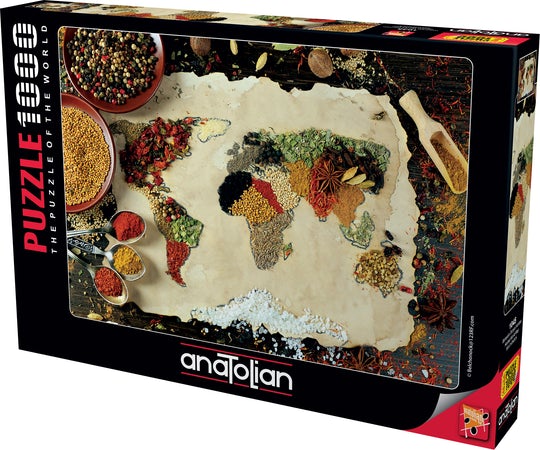Herbal World Map (1000pcs)