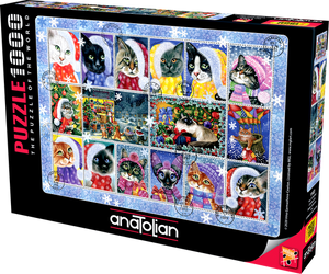 Christmas Cat Stamp Collection (1000pcs)