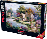 PFG The Swan Cottage, Sung Kim (1500pcs) (utilisation / utilisée - puzzles pour de bon)