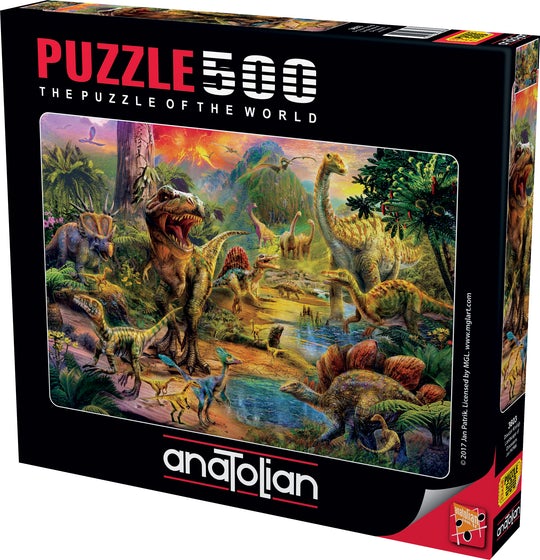 Landscape of Dinosaurs, Jan Patrik Krasny (500pcs)