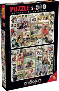 Cute Kittens - Comical Dogs, Barbara Behr (2x500pcs)