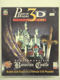 Neuschwanstein Bavarian Castle - Virtual 3D Puzzle (CD)