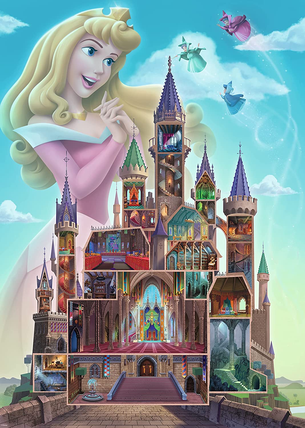 DMG Ravensburger Disney Castles - Aurora (boîte endommagée)