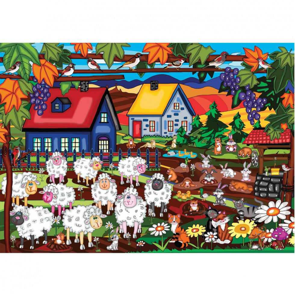 The Green Mouse (La Souris Verte), Anie Maltais (1000pcs)
