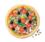 Pizza, puzzle en forme