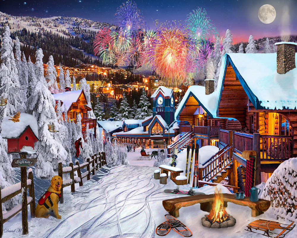 Terrain de jeu d'hiver