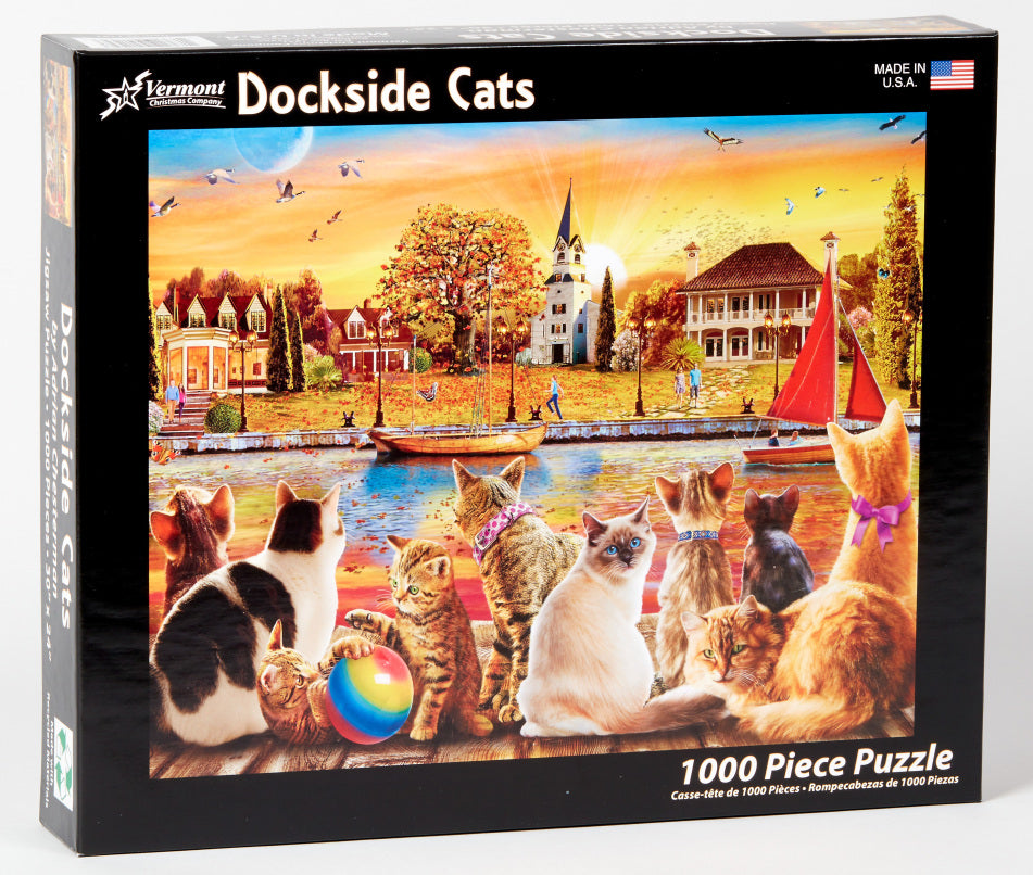 Dockside Cats, Adrian Chesterman (1000pcs)