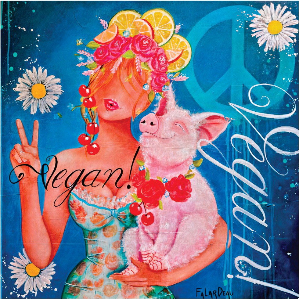 Végétalien! Colette Falardeau (1000pcs carré)