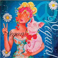 Végétalien! Colette Falardeau (1000pcs carré)