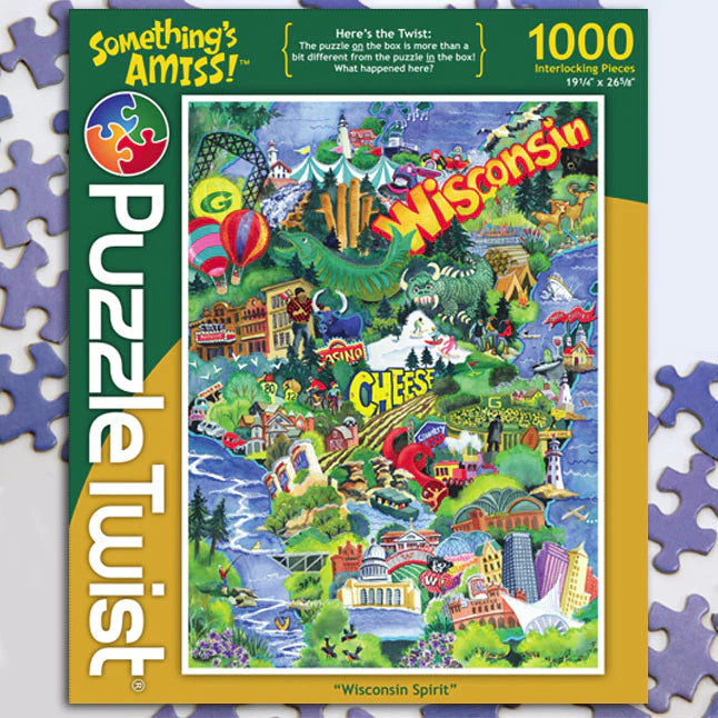 DMG Wisconsin Spirit - Something's Amiss (1000pcs) (DAMAGED BOX)