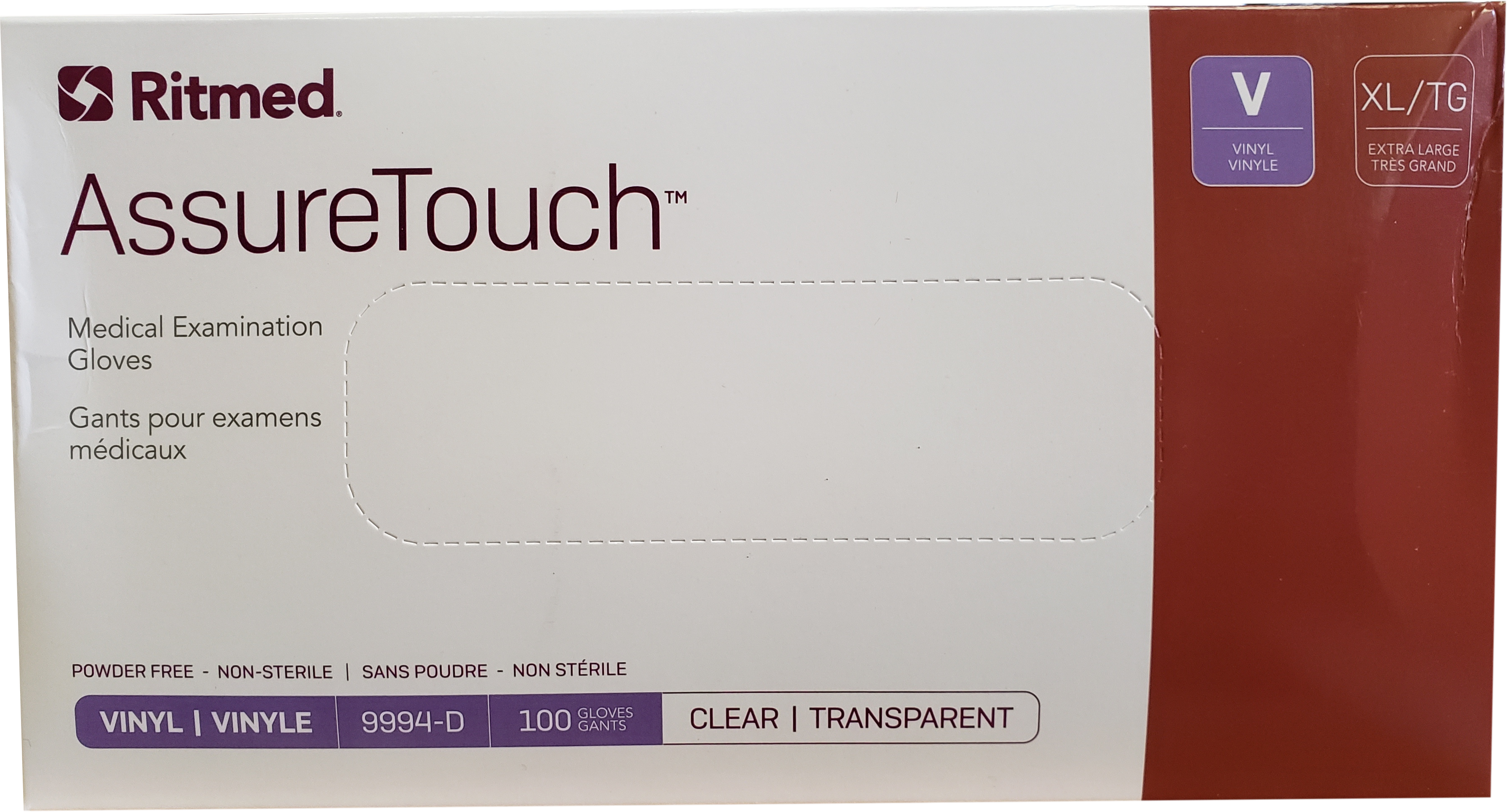 Amd Ritmed Shop Buy Amd ritmed® assuretouch™ medical examination gloves (x-large ...