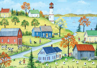 Jour d'automne au bord du lac, Sharon Mark