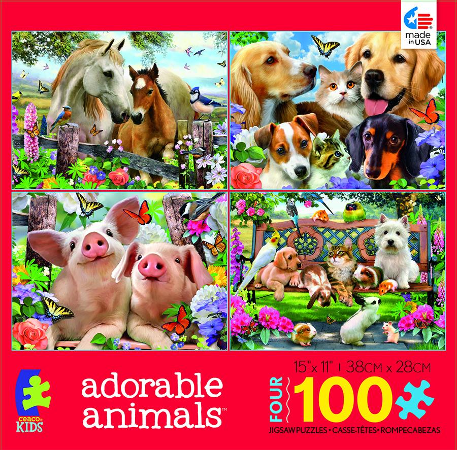 Adorable Animals, Howard Robinson (4-in-1)