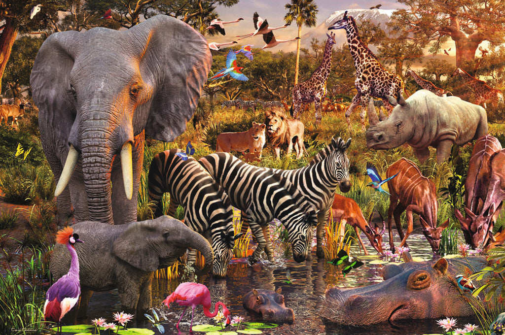 Ravensburger African Animal World, David Penfound (3000pcs)