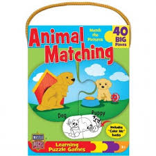 Association des animaux, apprentissage des jeux de puzzle