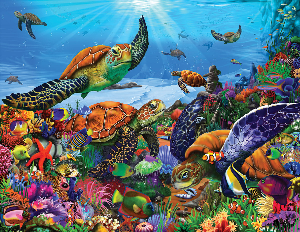 Tortues de mer étonnantes, Gerald Newton (300pcs)