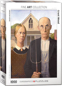 Fine art: American Gothic, Grant Wood