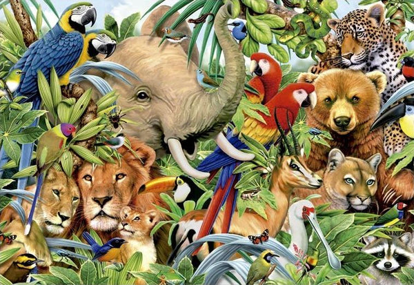 Buy Animal world, howard robinson Puzzle | Jigsaw Jungle