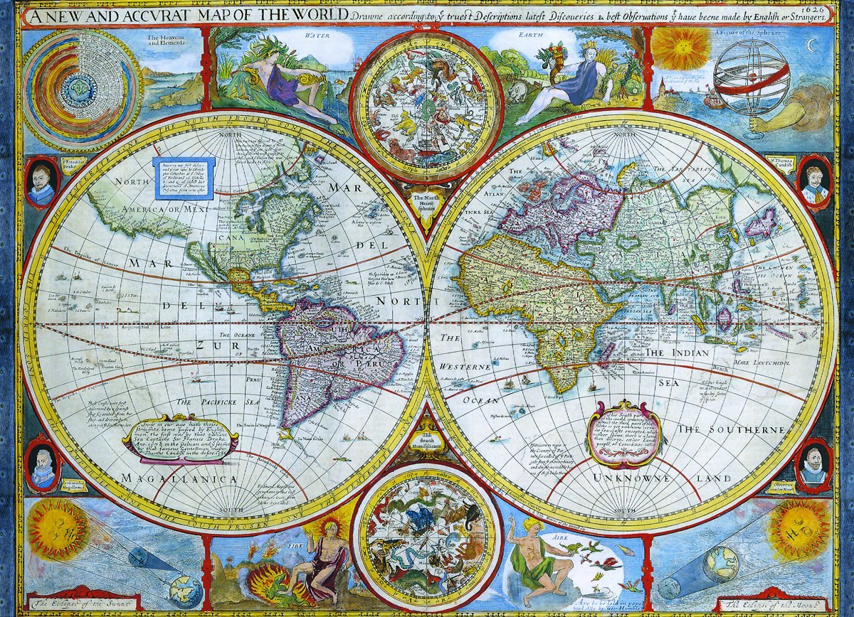Antique World Map