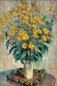 Fleurs d'artichauts de Jérusalem, Claude Monet