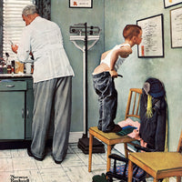 Saturday Evening Post - At the Doctor, Norman Rockwell (1000pcs)