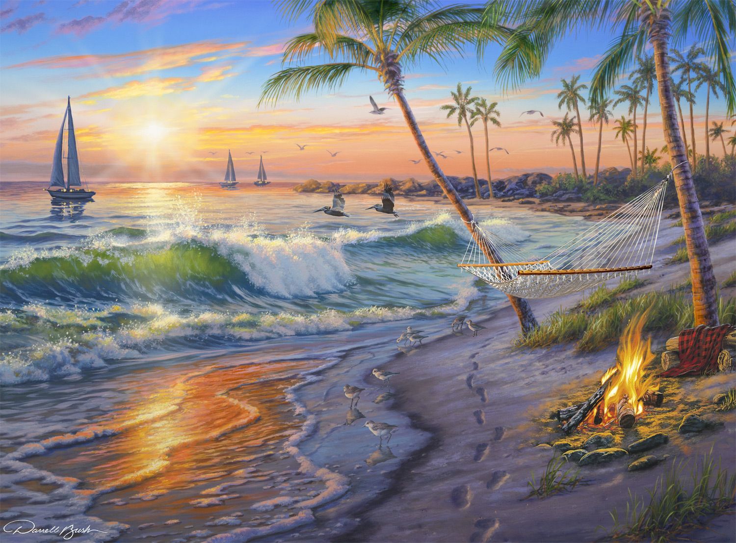 Sunset Cruise, Darrell Bush