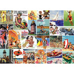 Beachtime Collage, Norman Rockwell - The Saturday Evening Post