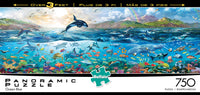 La grande mer bleue, Adrian Chesterman (puzzle panoramique)